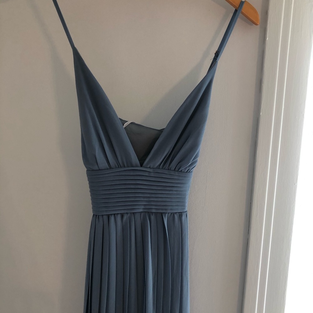 Depths of My Love Dusty Blue Maxi Dress - Picture 6 of 7